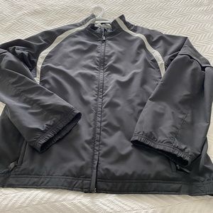 Men’s black climproof winder breaker jacket from Adidas